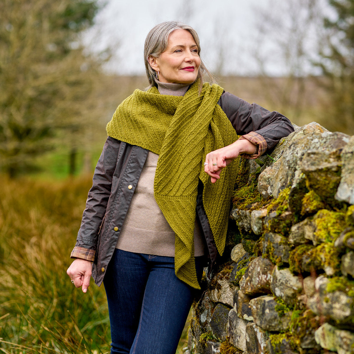 Erin Triangle Shawl Pattern