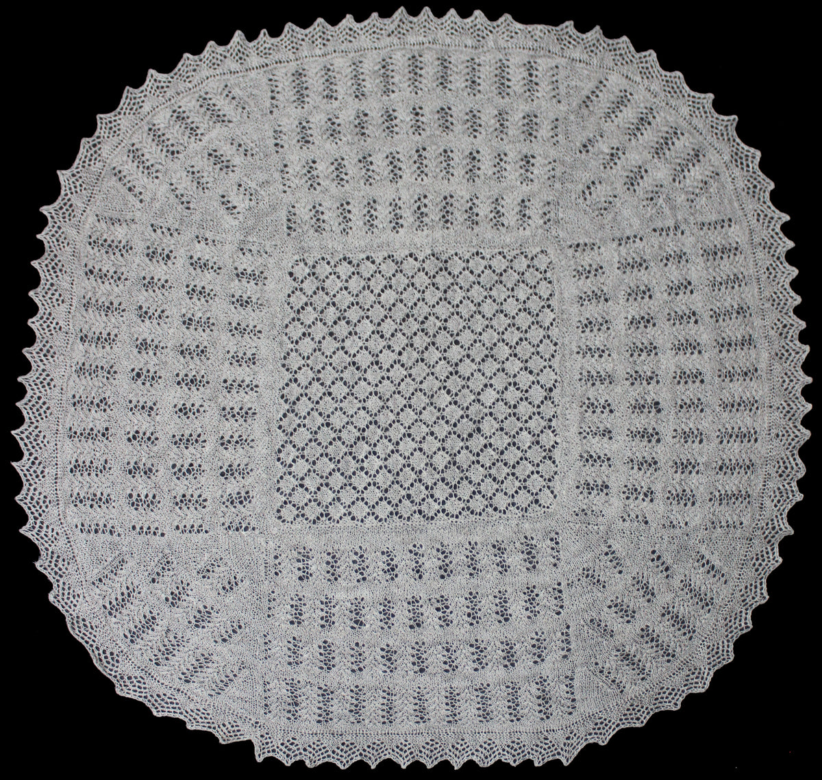 Vine and Moss Shawl Pattern