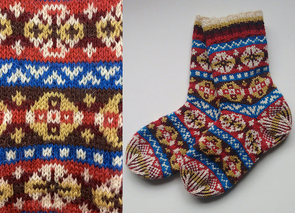 Hamnavoe Sock Kit Colourway 1