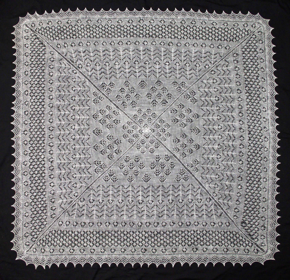 The Rosemary Shawl Charted CW115 Kit