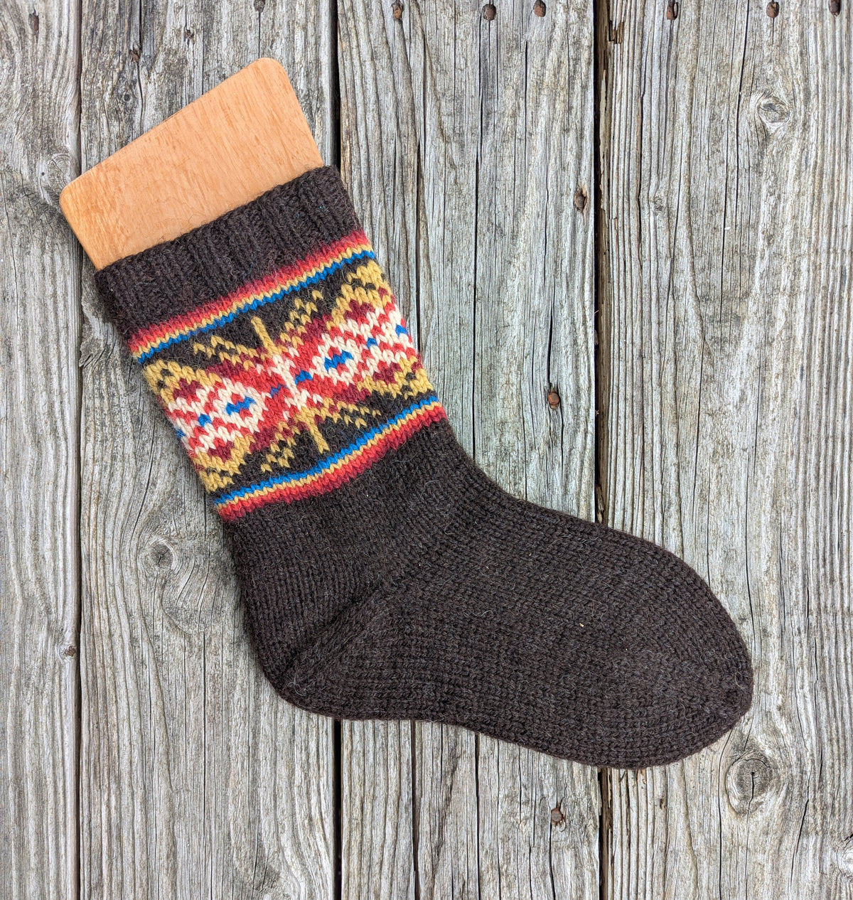 Shetland Black Socks Pattern